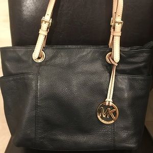 Michael Kors Tote - Black Leather